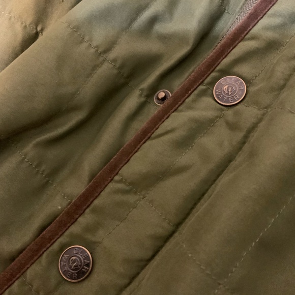 Like New Clearwater Outfitters Men Sportswear Zip & Snap front Green Coat - Picture 4 of 10